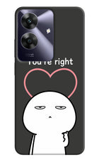 You're Right Realme C61 Hard Case Back Cover by Casekaro