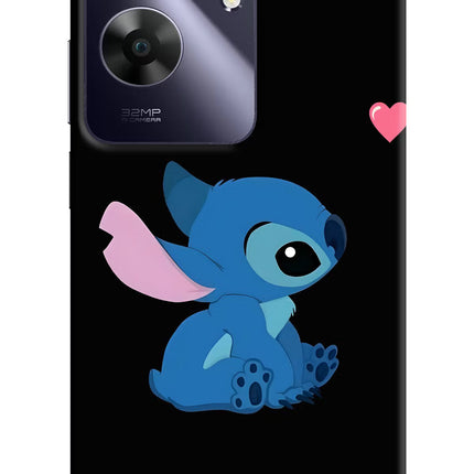 Stitch Crush Realme C61 Hard Case Back Cover by Casekaro
