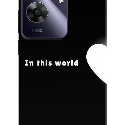 This World Realme C61 Hard Case Back Cover by Casekaro