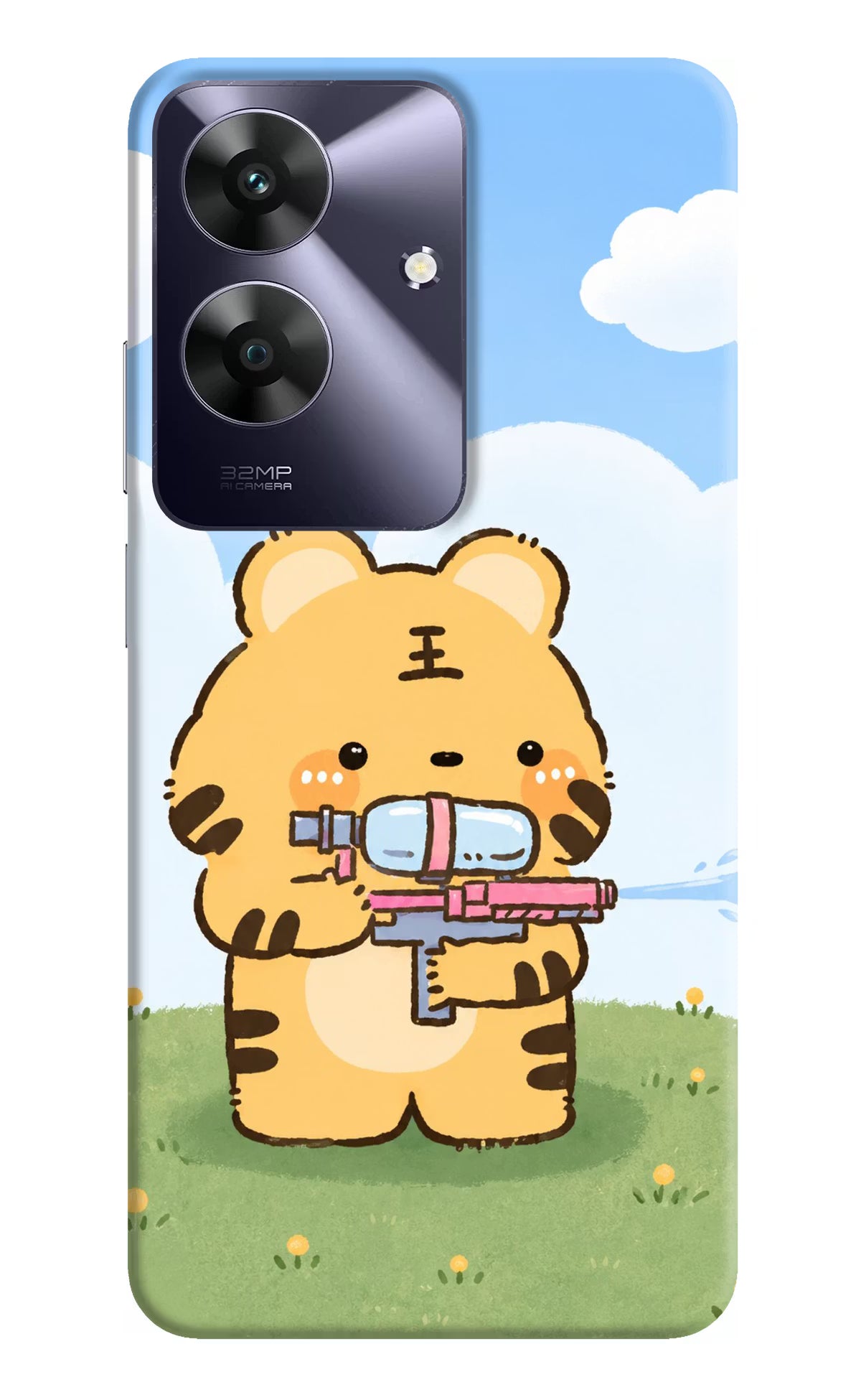 Tiger Treat Realme C61 Back Cover