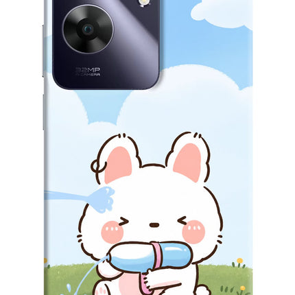 Bunny Treat Realme C61 Hard Case Back Cover by Casekaro