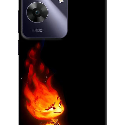 Ember Flame Realme C61 Hard Case Back Cover by Casekaro
