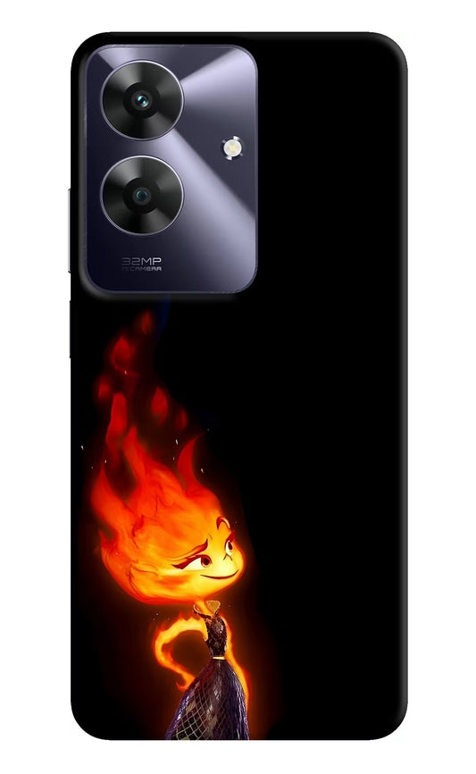 Ember Flame Realme C61 Hard Case Back Cover by Casekaro