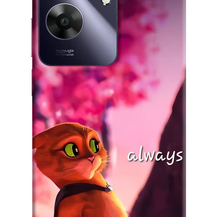Always Cat Realme C61 Hard Case Back Cover by Casekaro