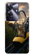 Rollercoaster Dog Realme C61 Hard Case Back Cover by Casekaro