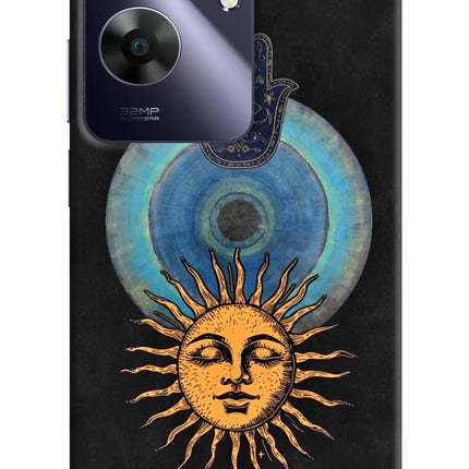 Divine Sun Realme C61 Hard Case Back Cover by Casekaro