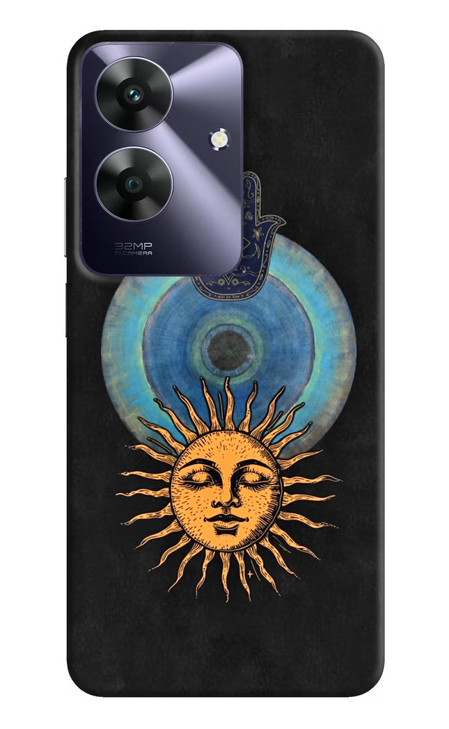 Divine Sun Realme C61 Hard Case Back Cover by Casekaro