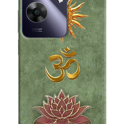 Om & Lotus Realme C61 Back Cover