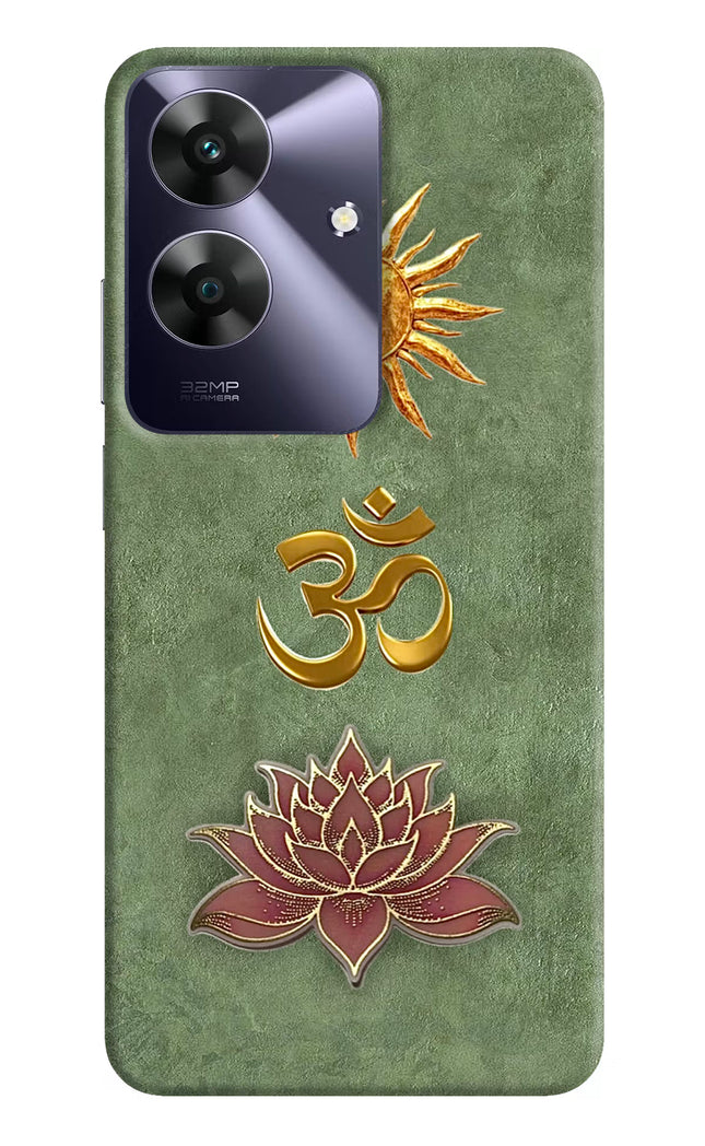 Om & Lotus Realme C61 Back Cover