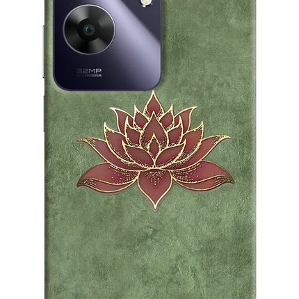 Lotus Grace Realme C61 Hard Case Back Cover by Casekaro