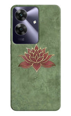 Lotus Grace Realme C61 Hard Case Back Cover by Casekaro