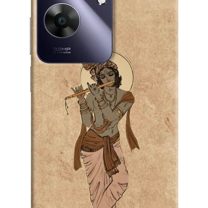 Krishna Realme C61 Hard Case Back Cover by Casekaro