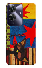 Pop Cat Realme C61 Hard Case Back Cover by Casekaro