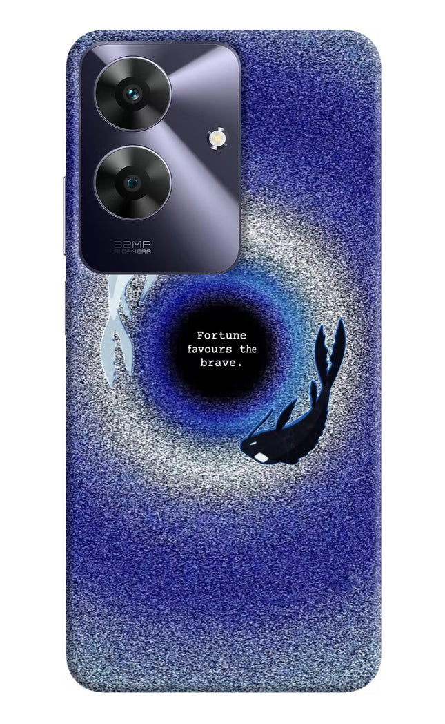 Dark Koi Realme C61 Hard Case Back Cover by Casekaro