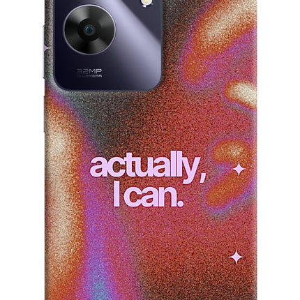 Pink Aura Realme C61 Hard Case Back Cover by Casekaro