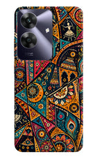 Folk Print Realme C61 Hard Case Back Cover by Casekaro