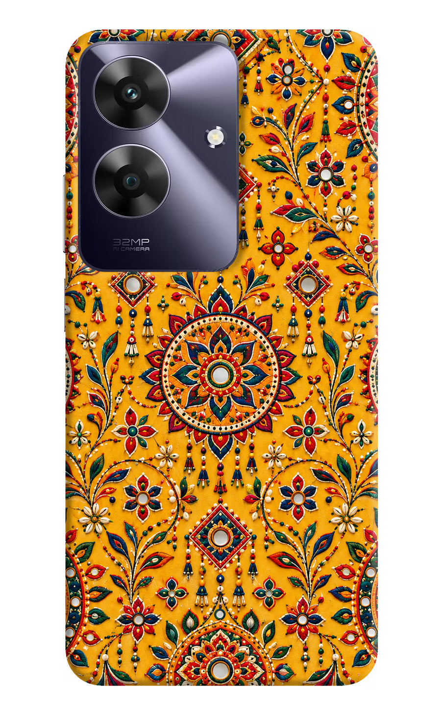 Sunlit Aura Realme C61 Back Cover, Hard case