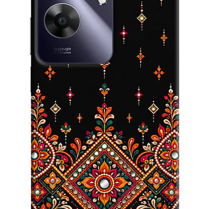 Noir Mehfil Realme C61 Hard Case Back Cover by Casekaro
