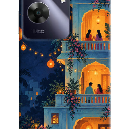 Balcony Glow Realme C61 Hard Case Back Cover by Casekaro