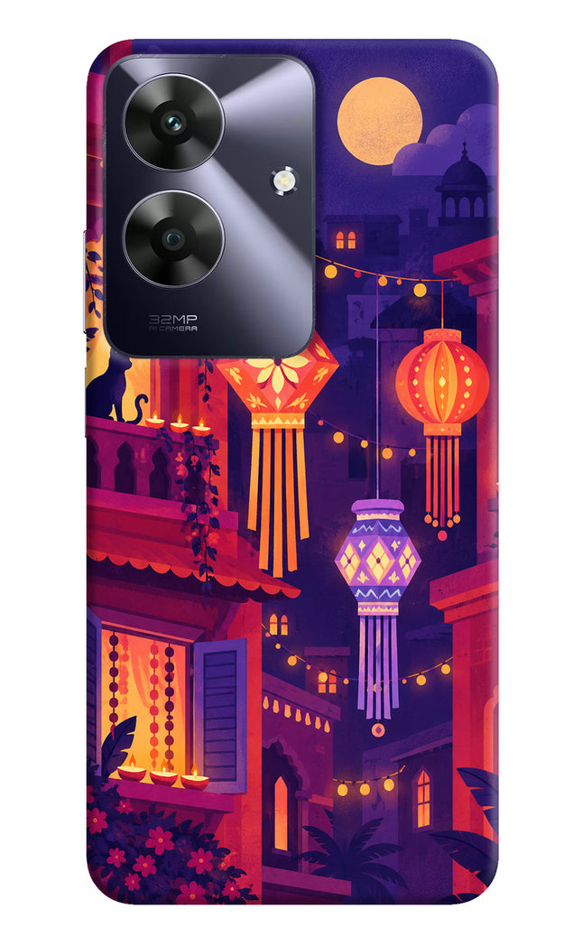Lantern Lane Realme C61 Hard Case Back Cover by Casekaro