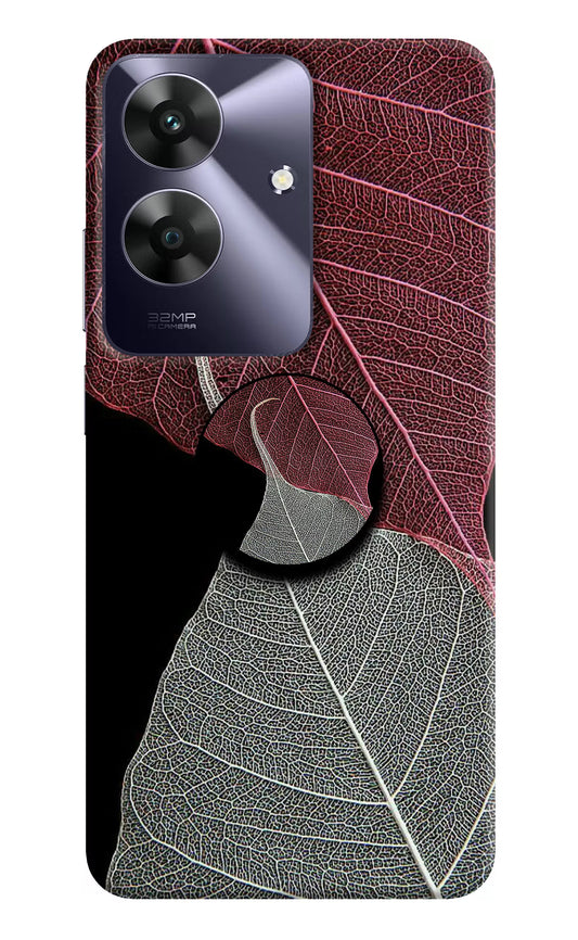Leaf Pattern Realme C61 Pop Case by Casekaro