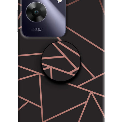 Geometric Pattern Realme C61 Pop Case by Casekaro