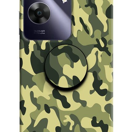 Camouflage Realme C61 Pop Case by Casekaro