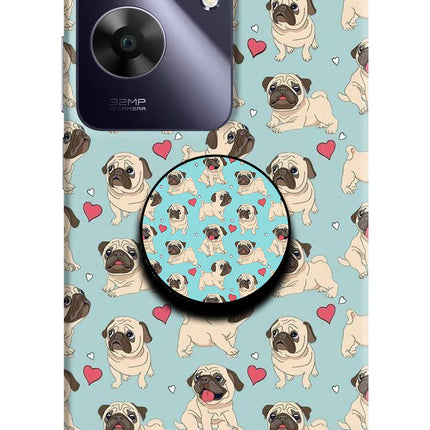 Pug Dog Realme C61 Pop Case by Casekaro