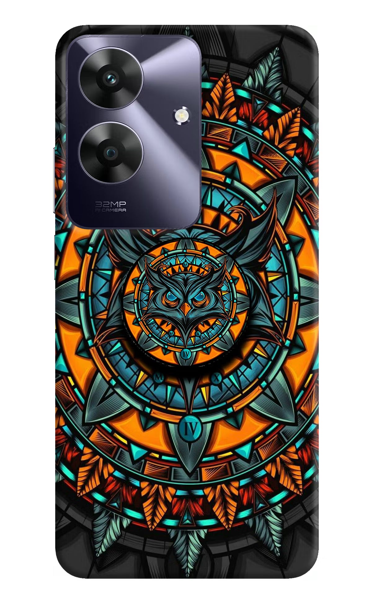 Angry Owl Realme C61 Pop Case by Casekaro