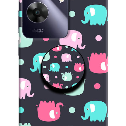 Baby Elephants Realme C61 Pop Case by Casekaro
