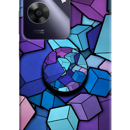 Cubic Abstract Realme C61 Pop Case by Casekaro