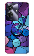 Cubic Abstract Realme C61 Pop Case by Casekaro