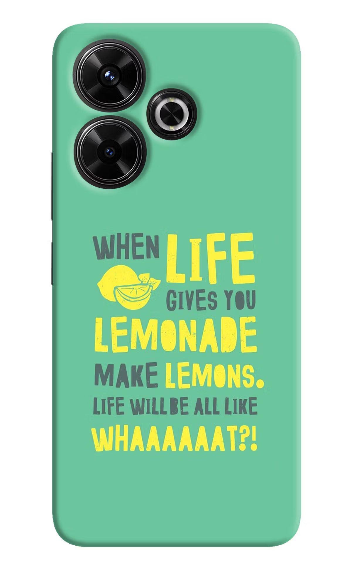 Quote Redmi 13 5G Hard Case Back Cover by Casekaro