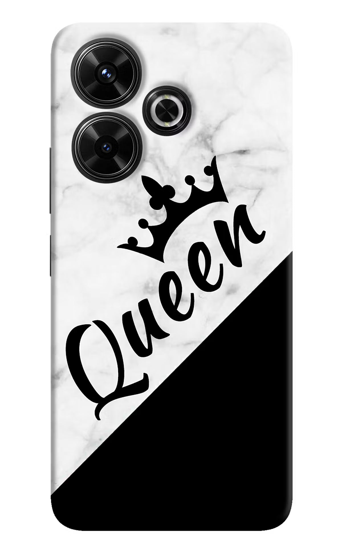 Queen Redmi 13 5G Hard Case Back Cover by Casekaro