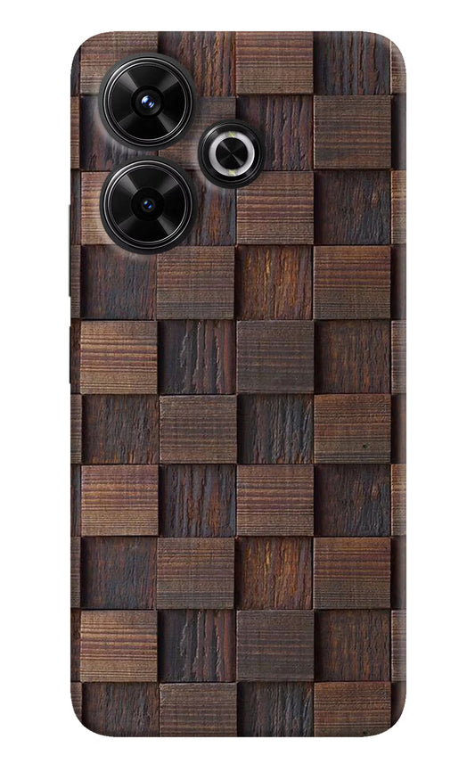 Wooden Cube Design Redmi 13 5G Hard Case Back Cover by Casekaro