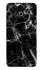 Black Marble Texture Redmi 13 5G Hard Case Back Cover by Casekaro