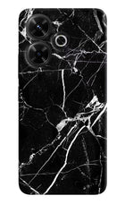 Black Marble Pattern Redmi 13 5G Hard Case Back Cover by Casekaro