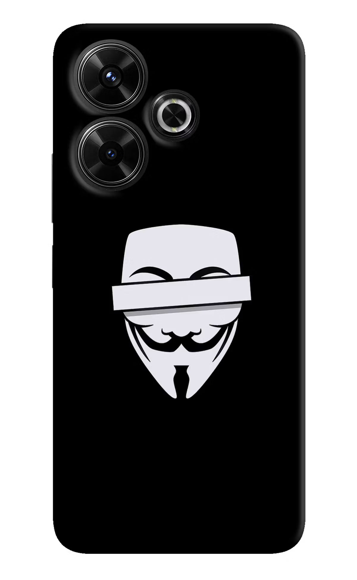 Anonymous Face Redmi 13 5G Hard Case Back Cover by Casekaro