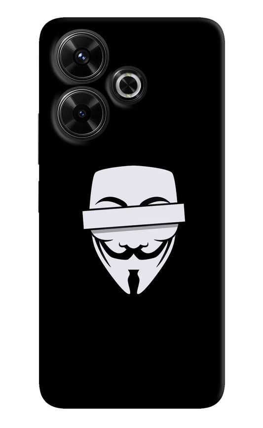 Anonymous Face Redmi 13 5G Hard Case Back Cover by Casekaro