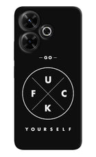 Go Fuck Yourself Redmi 13 5G Hard Case Back Cover by Casekaro