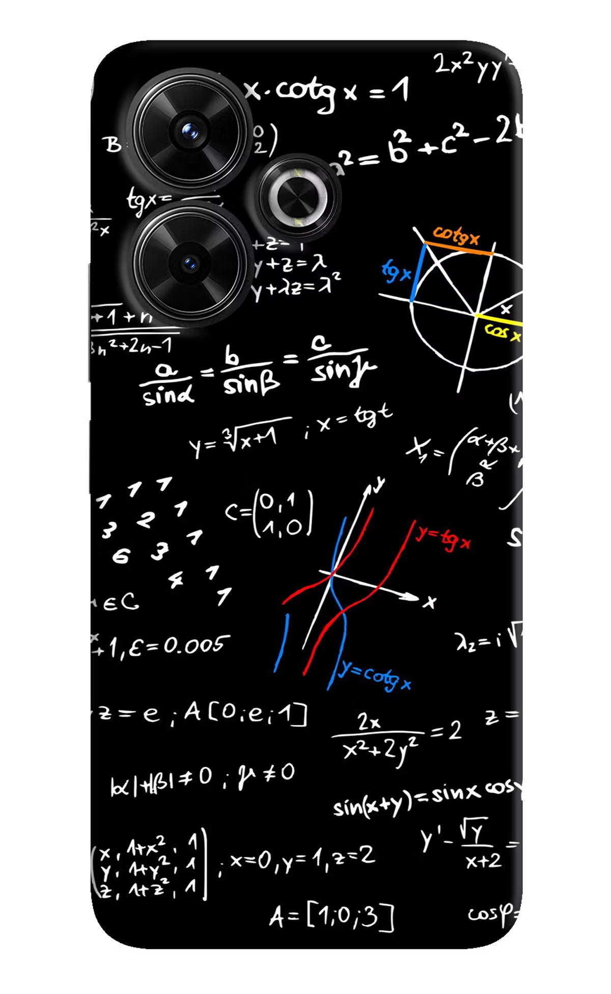 Mathematics Formula Redmi 13 5G Hard Case Back Cover by Casekaro
