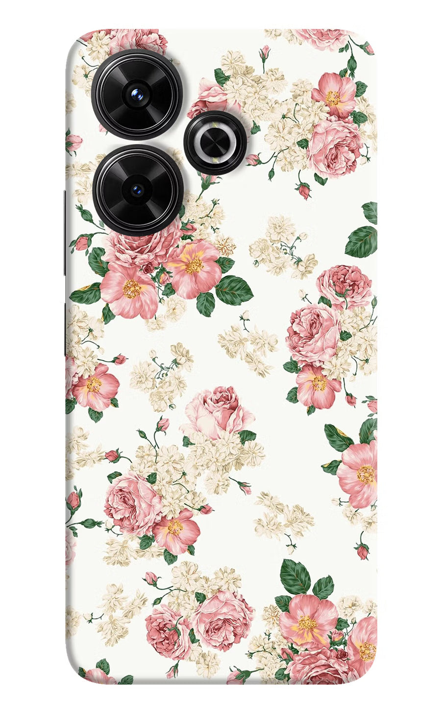 Flowers Redmi 13 5G Back Cover, Hard case
