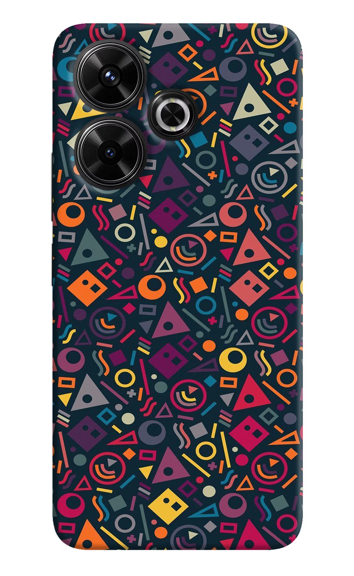 Geometric Abstract Redmi 13 5G Hard Case Back Cover by Casekaro