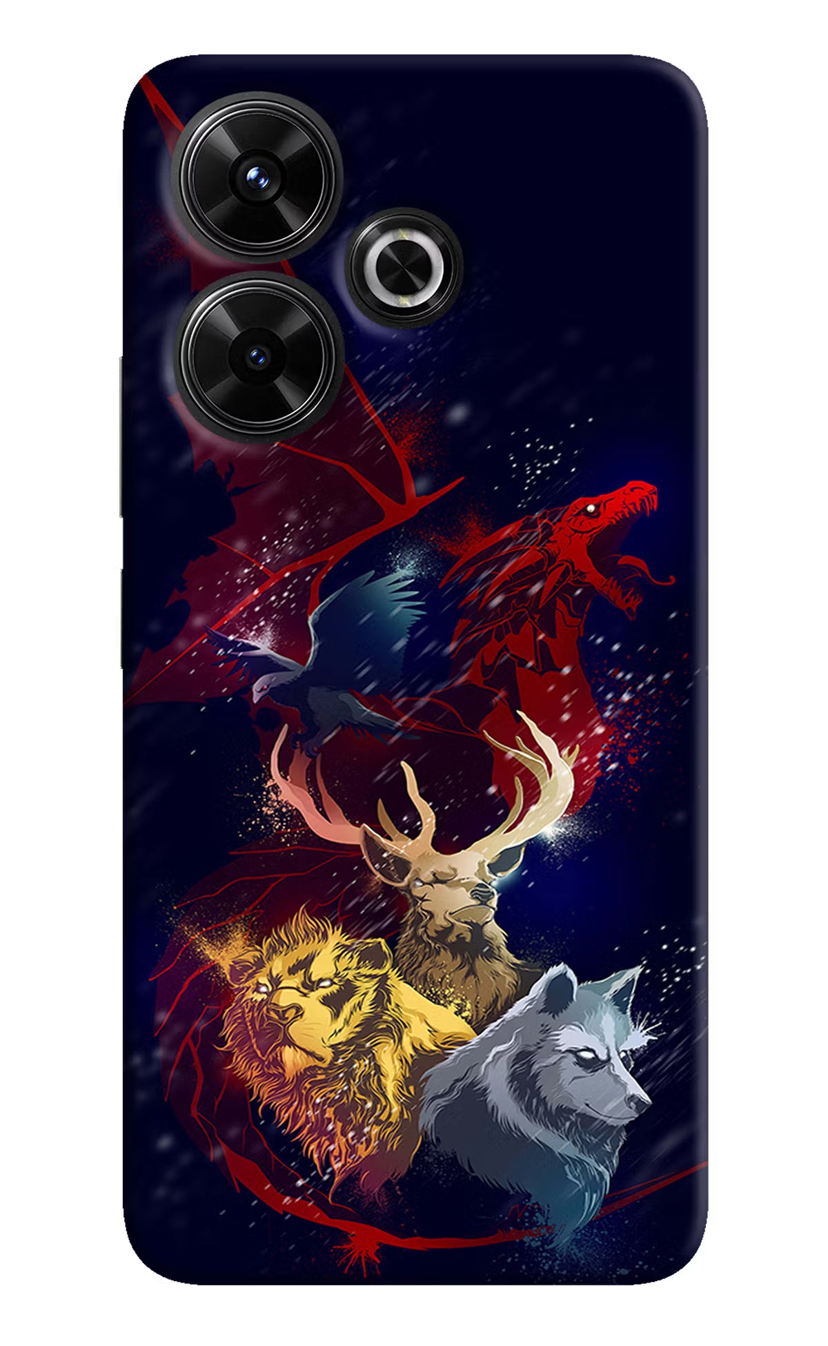 Game Of Thrones Redmi 13 5G Hard Case Back Cover by Casekaro
