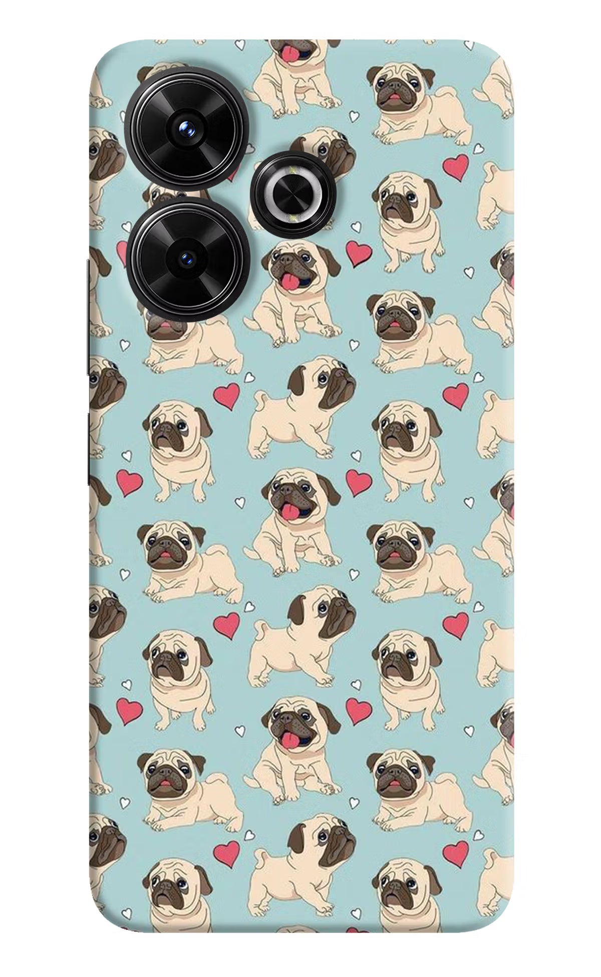Pug Dog Redmi 13 5G Hard Case Back Cover by Casekaro