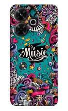 Music Graffiti Redmi 13 5G Hard Case Back Cover by Casekaro