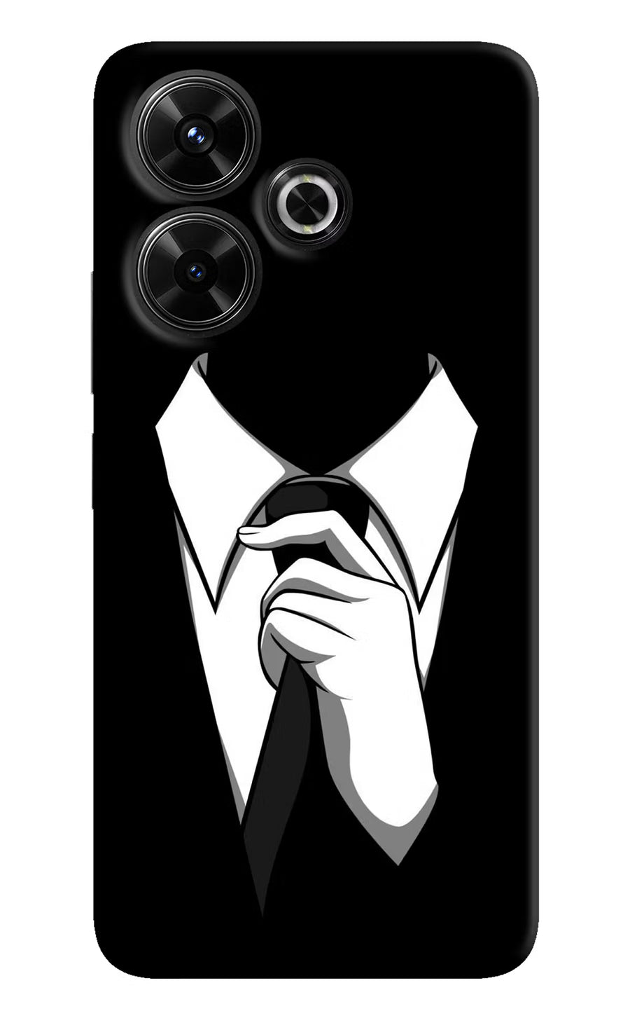 Black Tie Redmi 13 5G Back Cover, Hard case