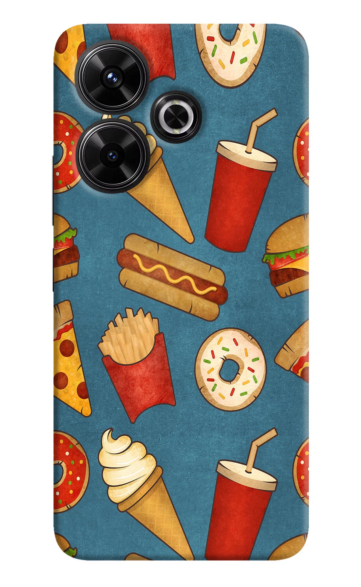 Foodie Redmi 13 5G Hard Case Back Cover by Casekaro