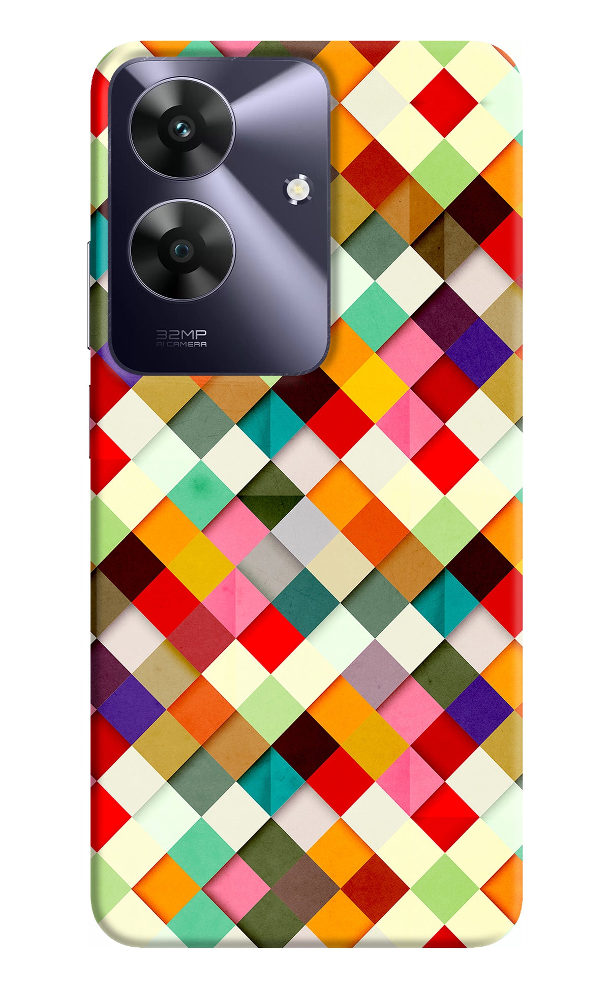 Geometric Abstract Colorful Redmi 13 5G Back Cover