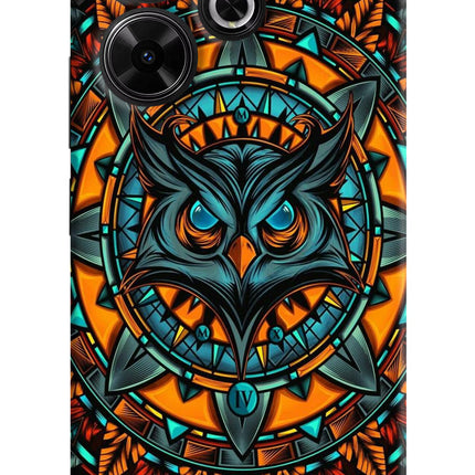 Angry Owl Art Redmi 13 5G Hard Case Back Cover by Casekaro